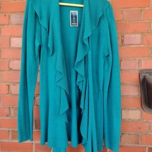 Karen Scott Turquoise Sweater, XL